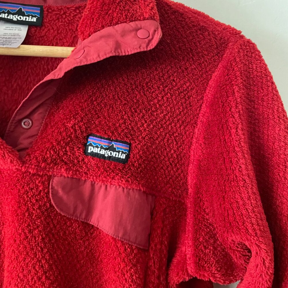 PATAGONIA Re-Tool Snap-T Fleece Pullover Scarlett Red | Size S - Picture 4 of 5